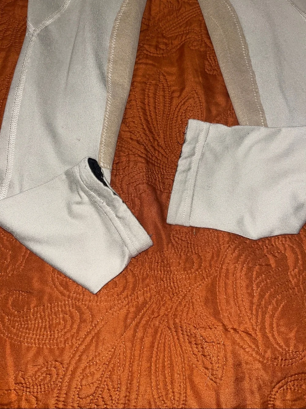 Kerrits Youth Equestrian Riding Pants Knee Patch Sz XL (16/18) Tan